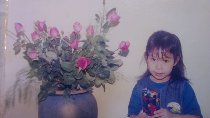 Ảnh tác giả lúc 6 tuổi