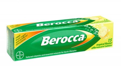 C sủi Berocca có chứa nhiều loại vitamin và khoáng chất khác nhau. Không rõ giá bao nhiêu ở Việt Nam nhưng chắc không tới 100 nghìn đâu. Rất tốt nhé :D