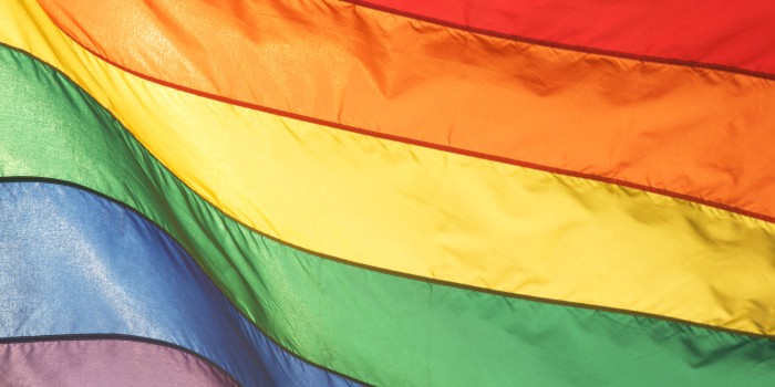 Full Frame Rainbow Flag Shines Bright. Source: HuffingtonPost